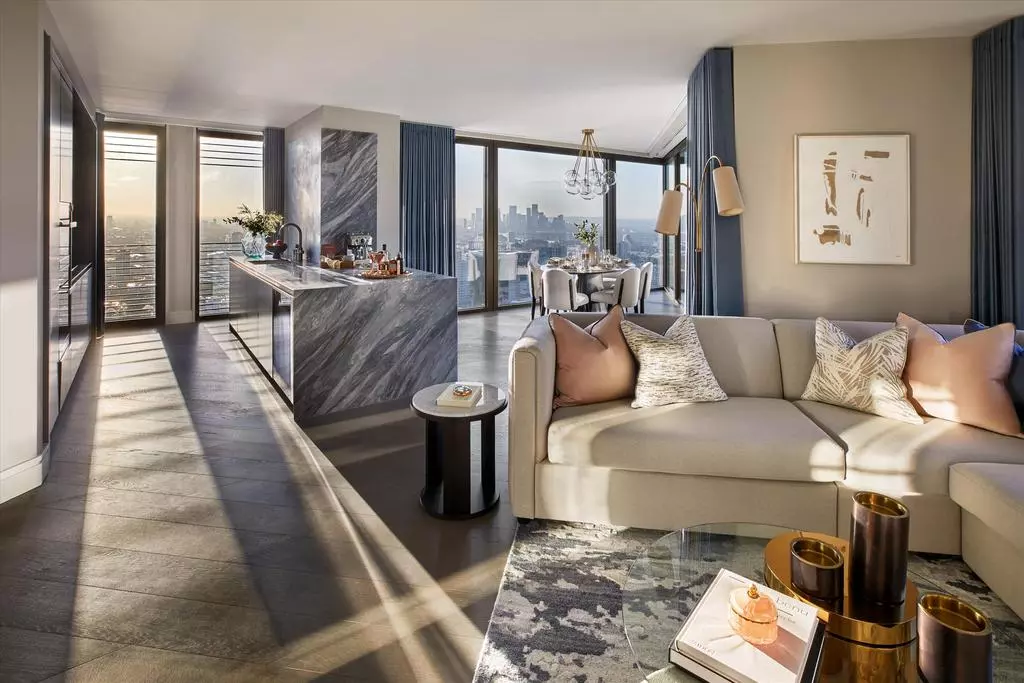 Three bedroom apartment at One Bishopsgate Plaza, City of London, EC3A 7AB